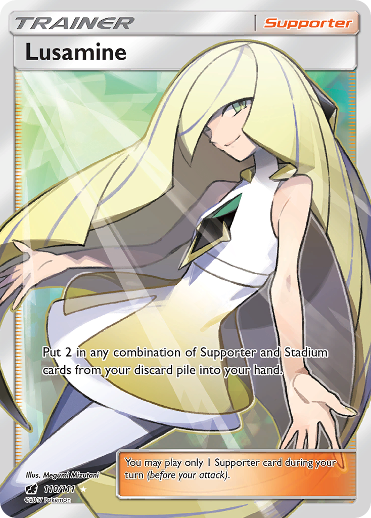 Lusamine (110/111) [Sun & Moon: Crimson Invasion] | Black Swamp Games