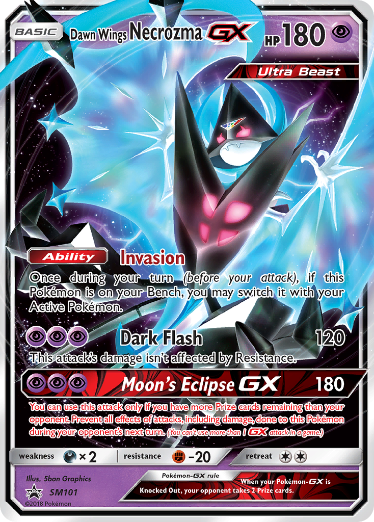 Dawn Wings Necrozma GX (SM101) [Sun & Moon: Black Star Promos] | Black Swamp Games