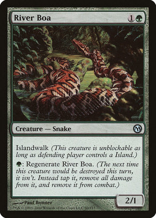 River Boa [Duels of the Planeswalkers] | Black Swamp Games