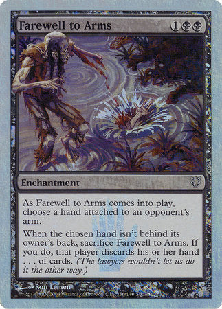 Farewell to Arms (Alternate Foil) [Unhinged] | Black Swamp Games