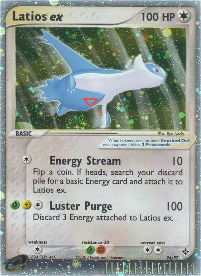 Latios ex (94/97) [EX: Dragon] | Black Swamp Games