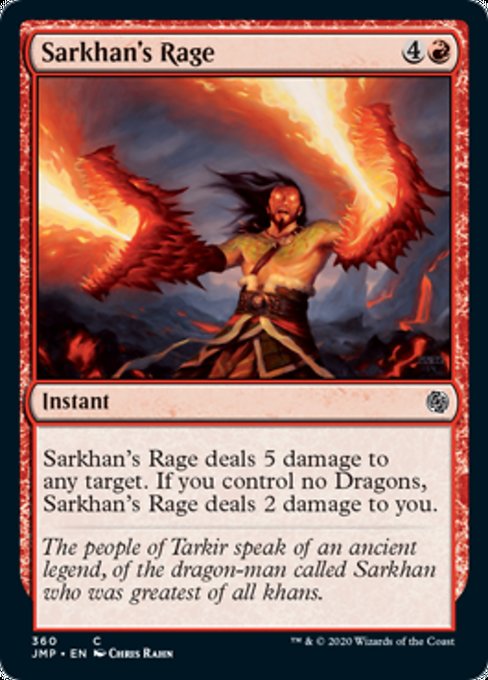 Sarkhan's Rage [Jumpstart] | Black Swamp Games