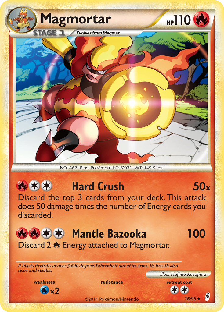 Magmortar (16/95) [HeartGold & SoulSilver: Call of Legends] | Black Swamp Games