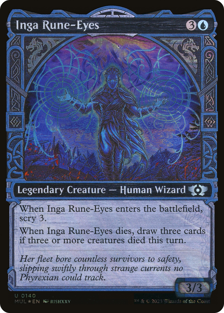 Inga Rune-Eyes (Halo Foil) [Multiverse Legends] | Black Swamp Games