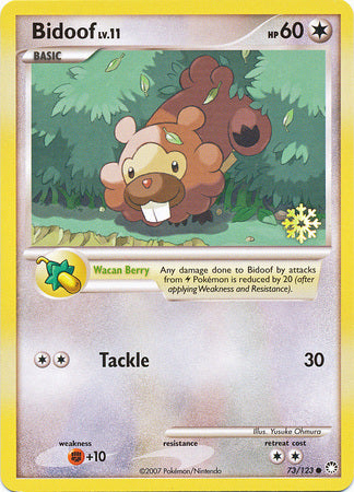 Bidoof (73/123) [Countdown Calendar Promos] | Black Swamp Games