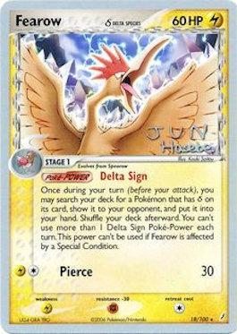 Fearow (18/100) (Delta Species) (Flyvees - Jun Hasebe) [World Championships 2007] | Black Swamp Games