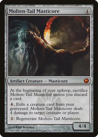 Molten-Tail Masticore [Scars of Mirrodin] | Black Swamp Games