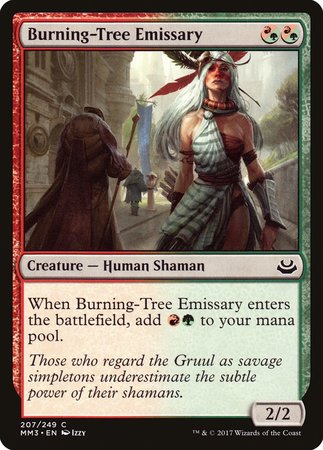 Burning-Tree Emissary [Modern Masters 2017] | Black Swamp Games