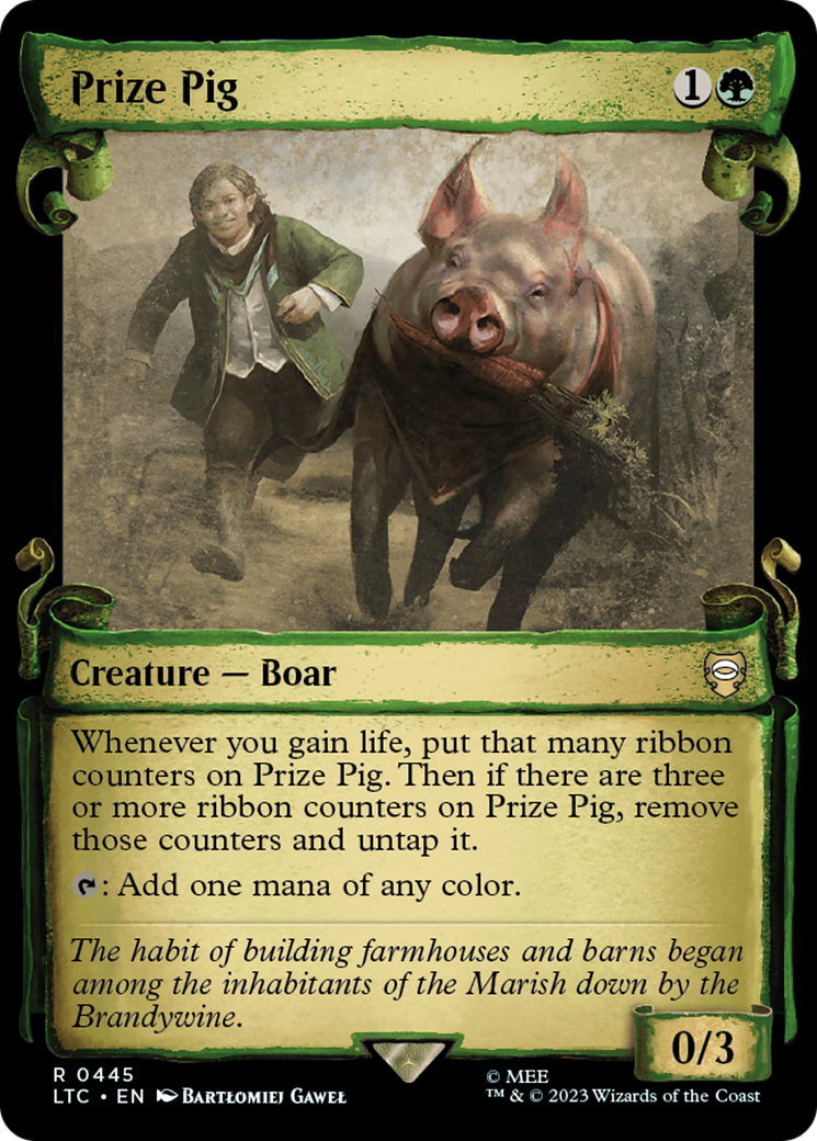 Prize Pig [The Lord of the Rings: Tales of Middle-Earth Commander Showcase Scrolls] | Black Swamp Games