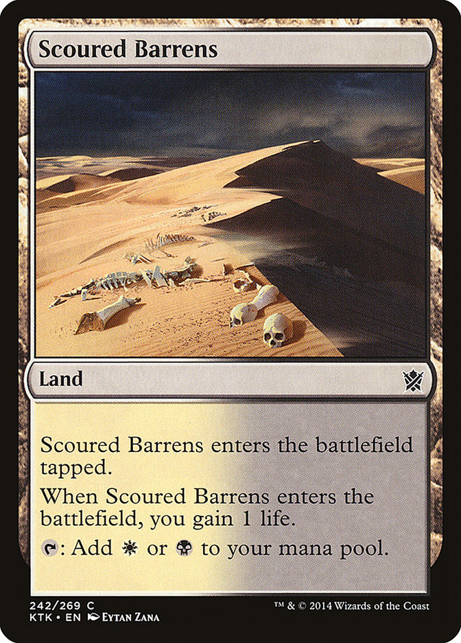 Scoured Barrens [Khans of Tarkir] | Black Swamp Games
