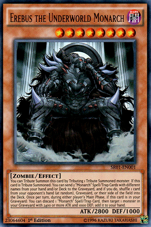 Erebus the Underworld Monarch [SR01-EN001] Ultra Rare | Black Swamp Games