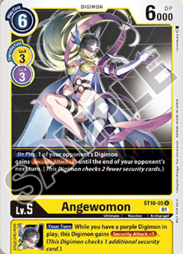 Angewomon [ST10-05] (Tamer Goods Set Angewomon & LadyDevimon) [Starter Deck: Parallel World Tactician Promos] | Black Swamp Games