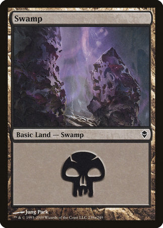 Swamp (239a) [Zendikar] | Black Swamp Games