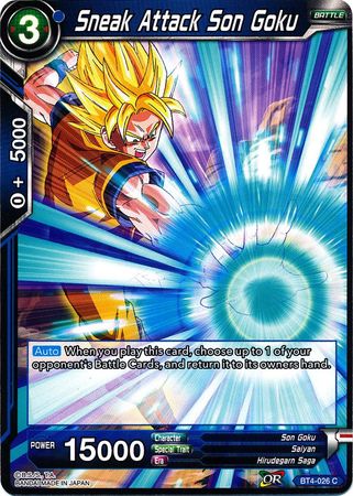 Sneak Attack Son Goku [BT4-026] | Black Swamp Games