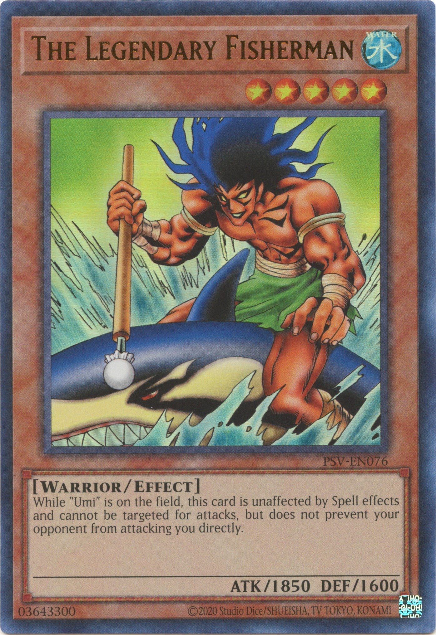 The Legendary Fisherman (25th Anniversary) [PSV-EN076] Ultra Rare | Black Swamp Games
