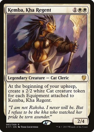 Kemba, Kha Regent [Commander 2017] | Black Swamp Games