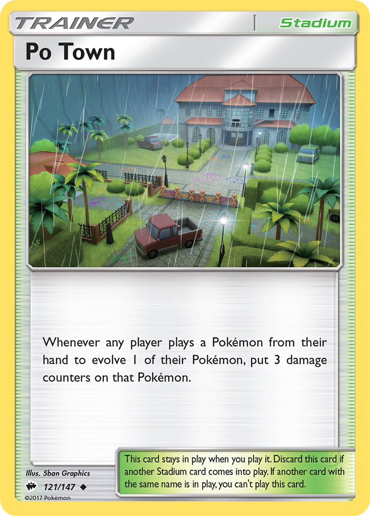 Po Town (121/147) [Sun & Moon: Burning Shadows] | Black Swamp Games