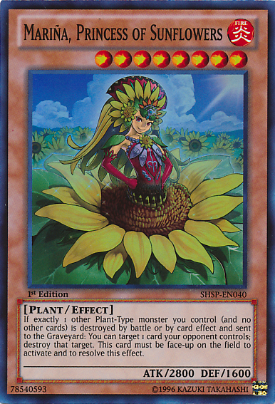 Mariña, Princess of Sunflowers [SHSP-EN040] Super Rare | Black Swamp Games