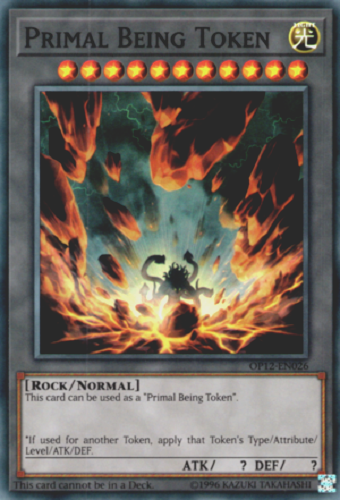 Primal Being Token [OP12-EN026] Super Rare | Black Swamp Games