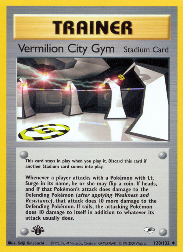 Vermilion City Gym (120/132) [Gym Heroes 1st Edition] | Black Swamp Games
