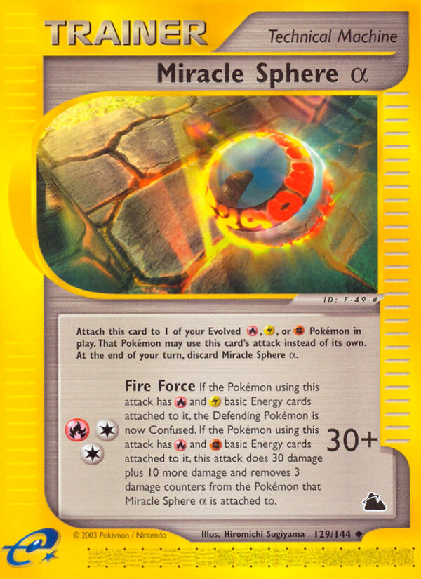 Miracle Sphere Alpha (129/144) [Skyridge] | Black Swamp Games