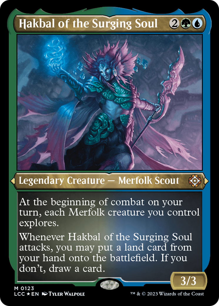 Hakbal of the Surging Soul (Display Commander) [The Lost Caverns of Ixalan Commander] | Black Swamp Games