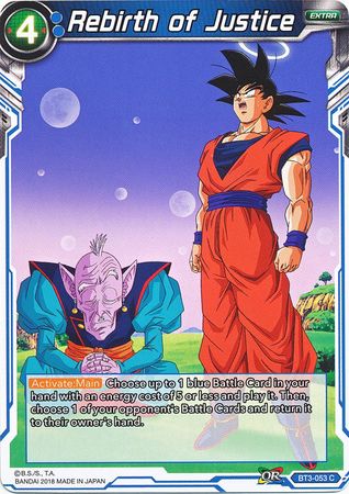 Rebirth of Justice [BT3-053] | Black Swamp Games