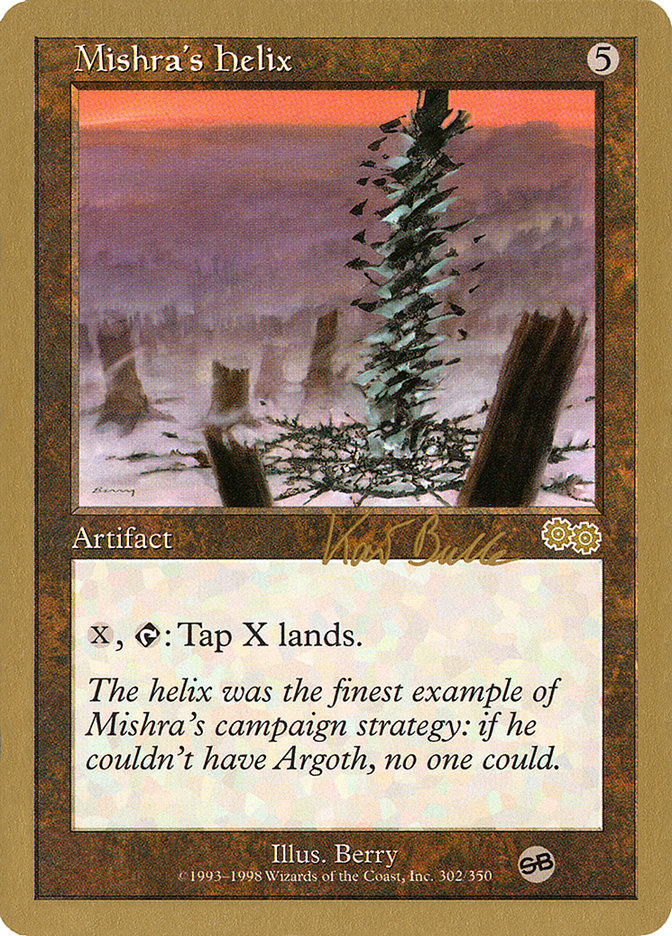 Mishra's Helix (Kai Budde) (SB) [World Championship Decks 1999] | Black Swamp Games