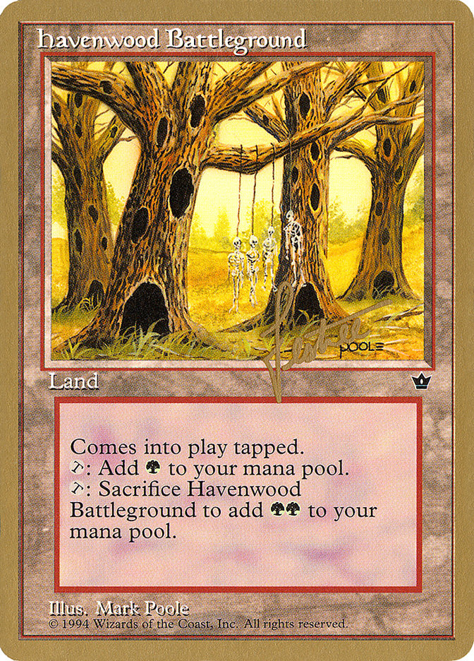 Havenwood Battleground (Bertrand Lestree) [Pro Tour Collector Set] | Black Swamp Games