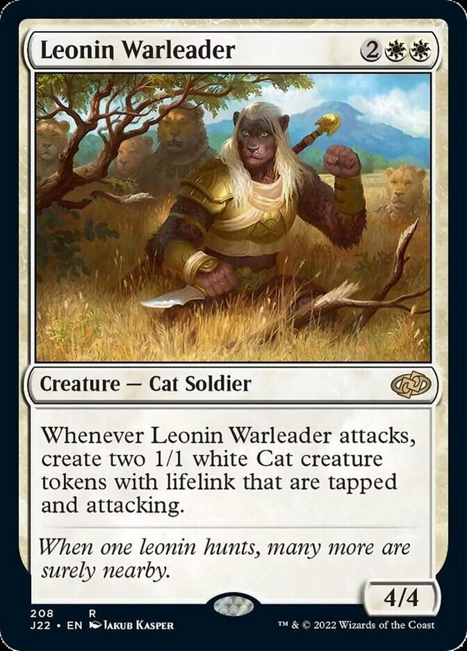 Leonin Warleader [Jumpstart 2022] | Black Swamp Games