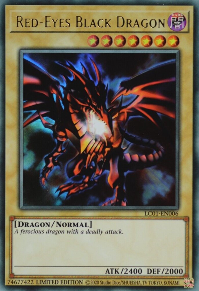 Red-Eyes Black Dragon (25th Anniversary) [LC01-EN006] Ultra Rare | Black Swamp Games