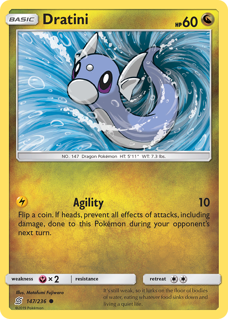 Dratini (147/236) [Sun & Moon: Unified Minds] | Black Swamp Games