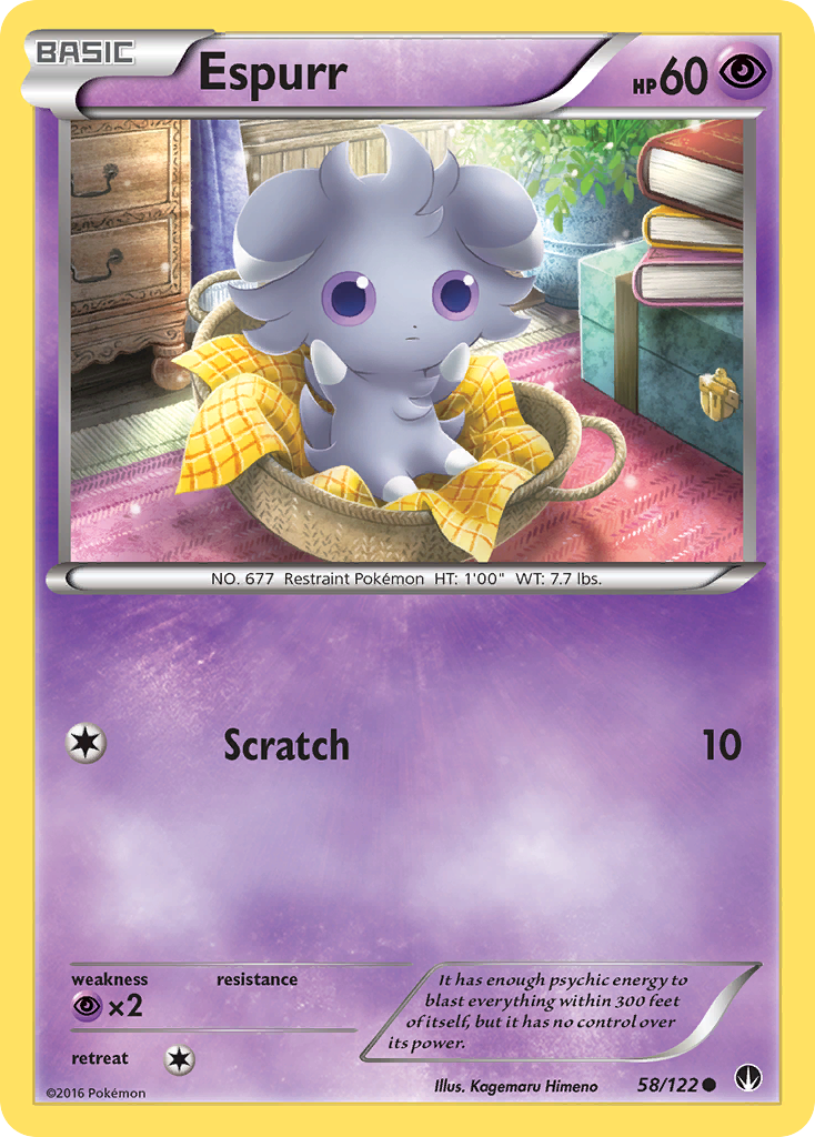 Espurr (58/122) [XY: BREAKpoint] | Black Swamp Games