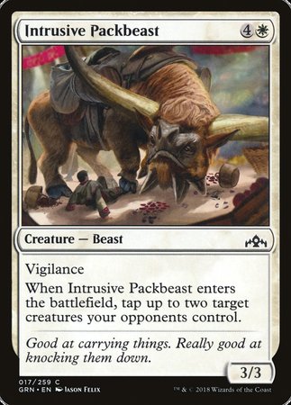 Intrusive Packbeast [Guilds of Ravnica] | Black Swamp Games