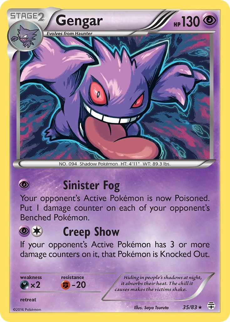 Gengar (35/83) (Cosmos Holo) [XY: Generations] | Black Swamp Games