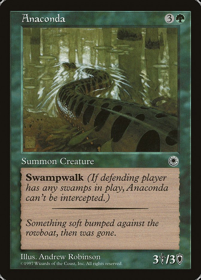 Anaconda (With Flavor Text) [Portal] | Black Swamp Games