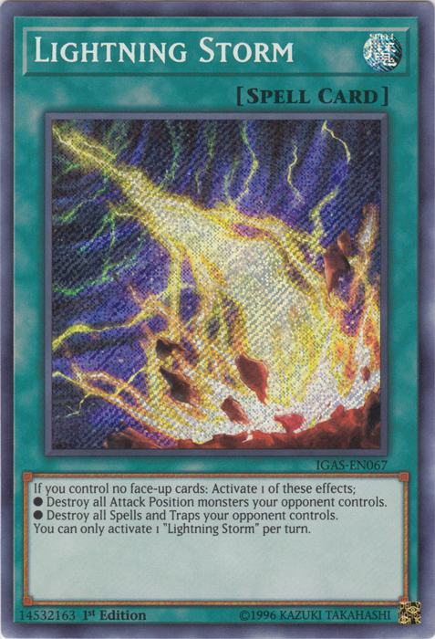 Lightning Storm [IGAS-EN067] Secret Rare | Black Swamp Games