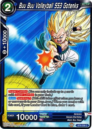 Buu Buu Volleyball SS3 Gotenks [BT6-039] | Black Swamp Games