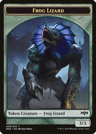 Frog Lizard Token [Ravnica Allegiance Tokens] | Black Swamp Games