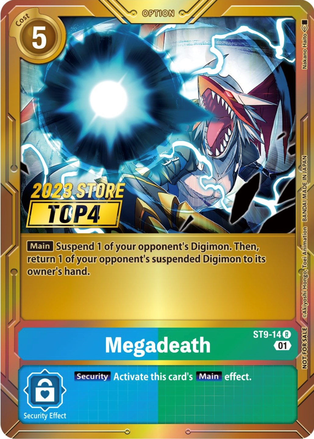 Megadeath [ST9-14] (2023 Store Top 4) [Starter Deck: Ultimate Ancient Dragon Promos] | Black Swamp Games