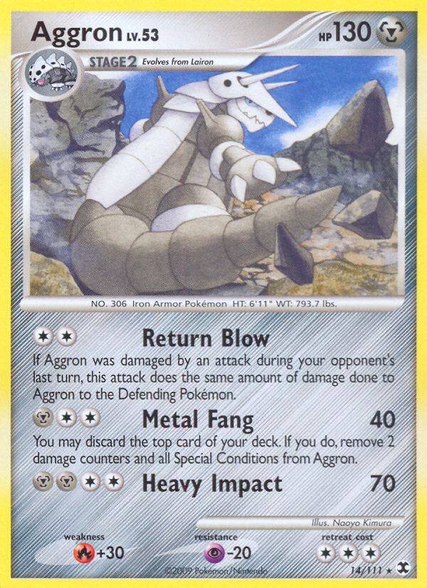 Aggron (14/111) [Platinum: Rising Rivals] | Black Swamp Games