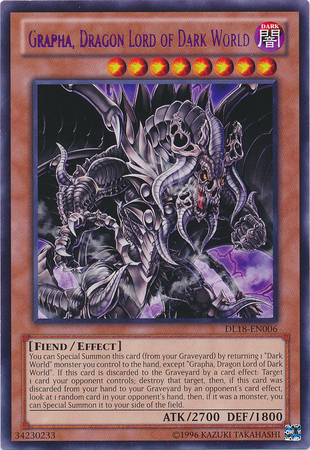 Grapha, Dragon Lord of Dark World (Purple) [DL18-EN006] Rare | Black Swamp Games