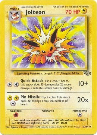 Jolteon (20/64) [Jungle Unlimited] | Black Swamp Games