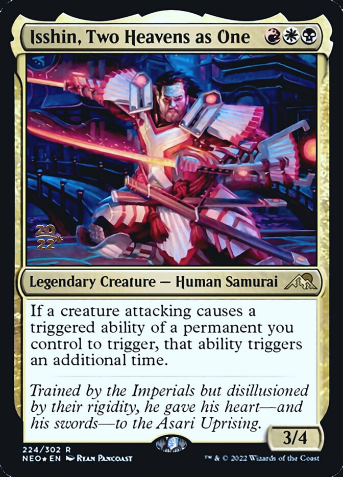 Isshin, Two Heavens as One [Kamigawa: Neon Dynasty Prerelease Promos] | Black Swamp Games