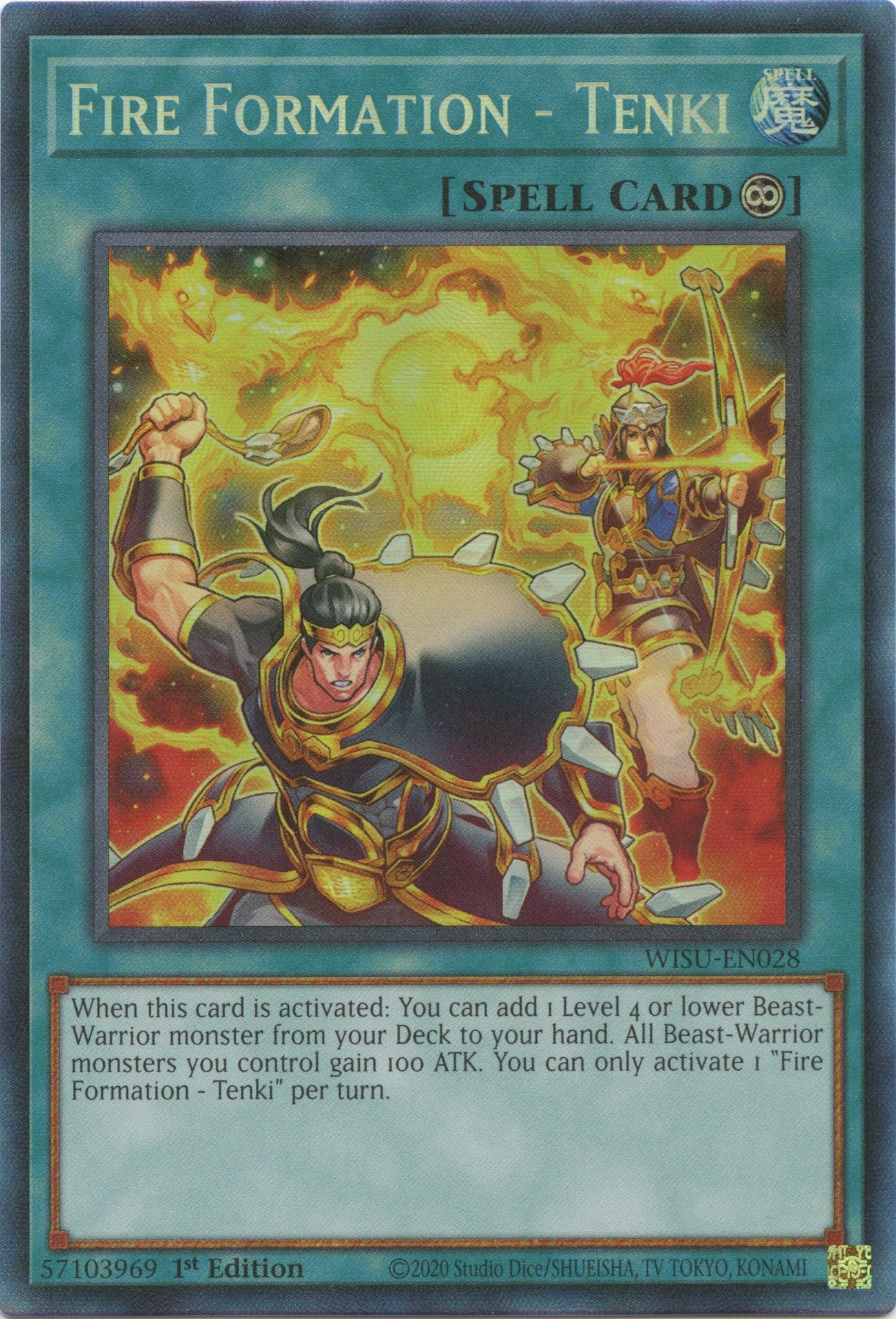 Fire Formation - Tenki [WISU-EN028] Collector's Rare | Black Swamp Games