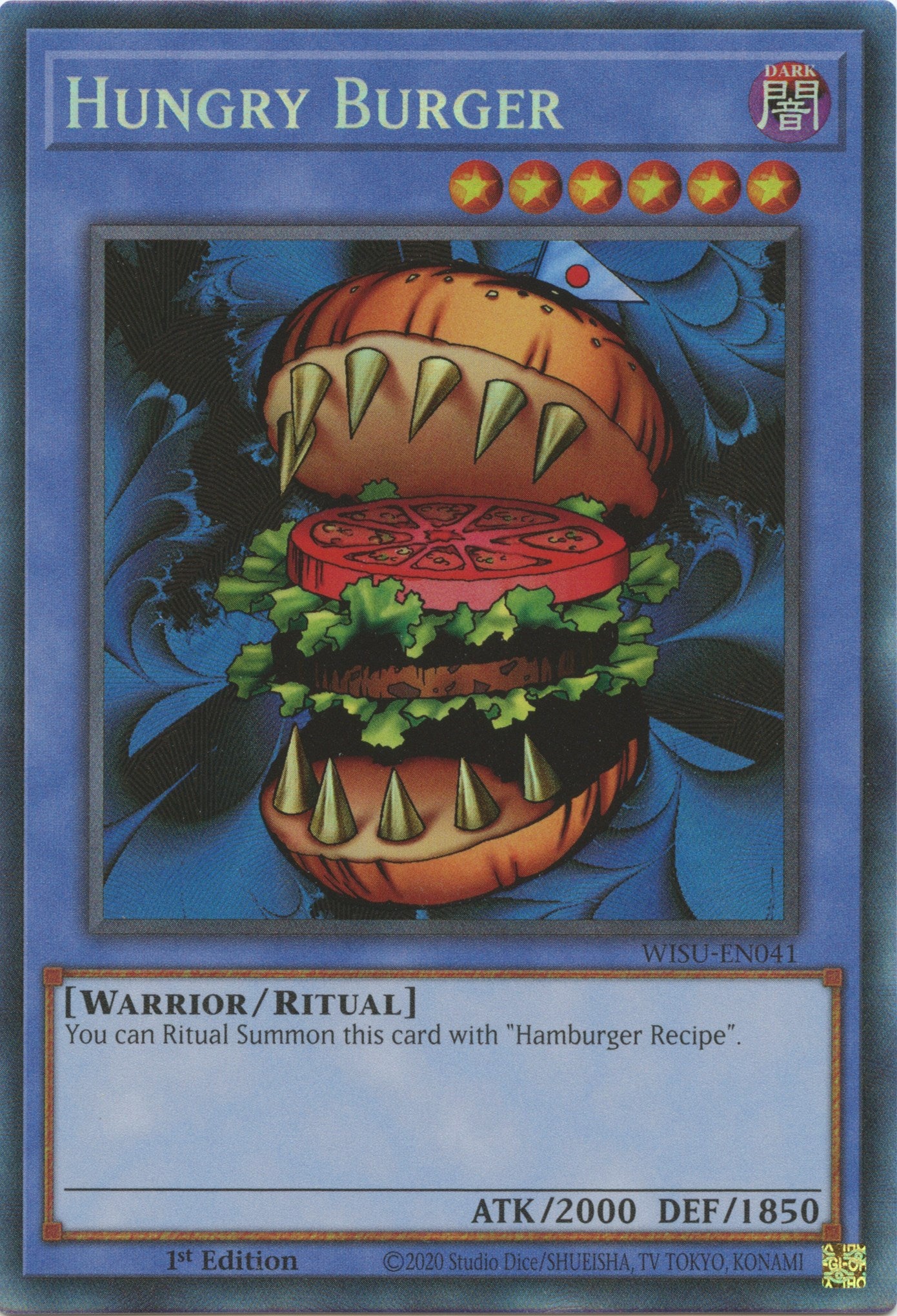 Hungry Burger [WISU-EN041] Collector's Rare | Black Swamp Games