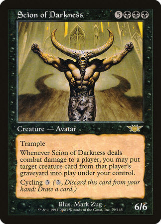 Scion of Darkness [Legions] | Black Swamp Games