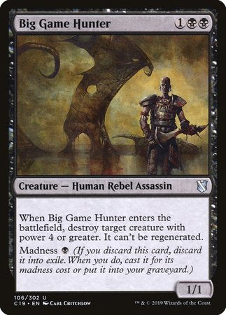 Big Game Hunter [Commander 2019] | Black Swamp Games