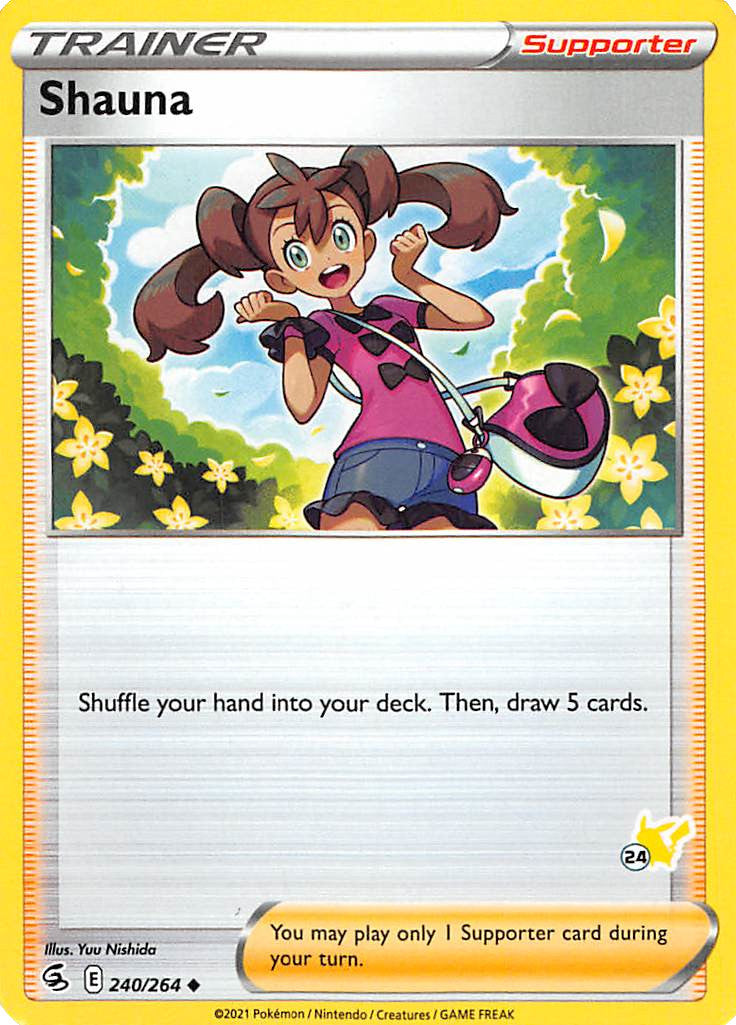 Shauna (240/264) (Pikachu Stamp #24) [Battle Academy 2022] | Black Swamp Games