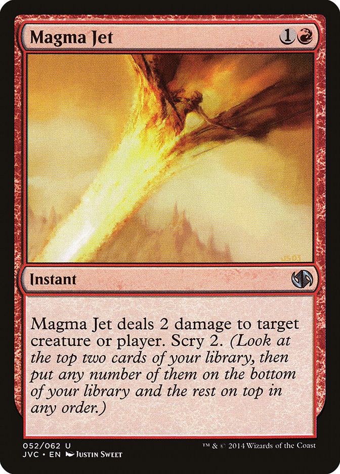 Magma Jet [Duel Decks Anthology] | Black Swamp Games